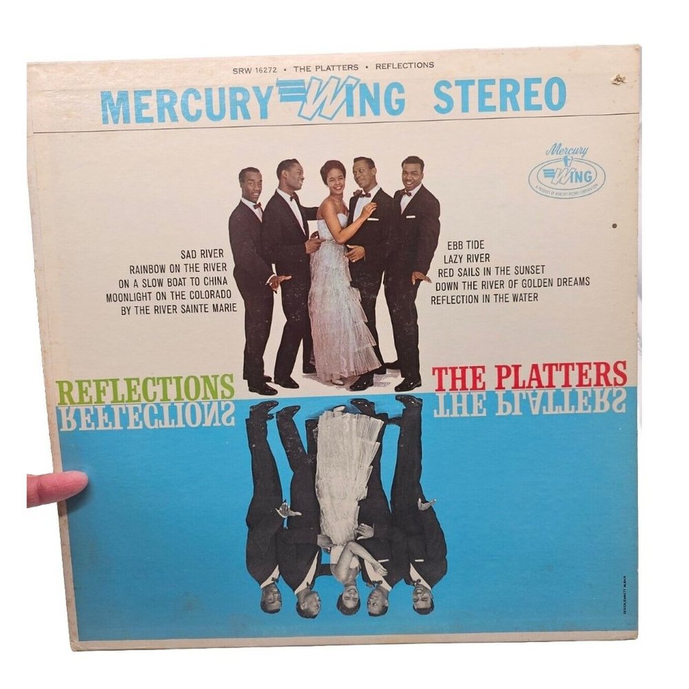 Reflections The Platters Vintage Vinyl Record Album Mercury Wing Studio Ebb Tide